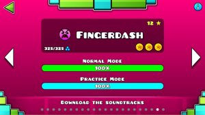 Geometry Dash – Fingerdash (Все Монеты)