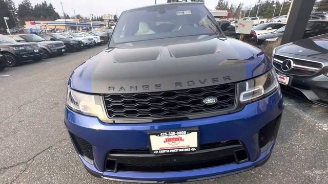 2018 Range Rover Sport SVR смотреть онлайн