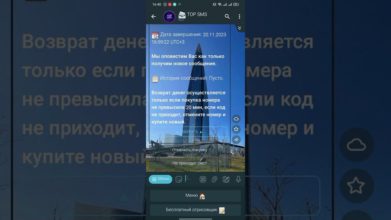 Top SMS Bot. отзыв отрицательный. ни один номер не работает смотреть онлайн