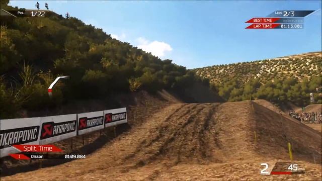 MXGP 2 (2016) - Glen Helen (Pro Physics, Manual Transmission, Realistic AI Difficulty, Helmet Cam) смотреть онлайн