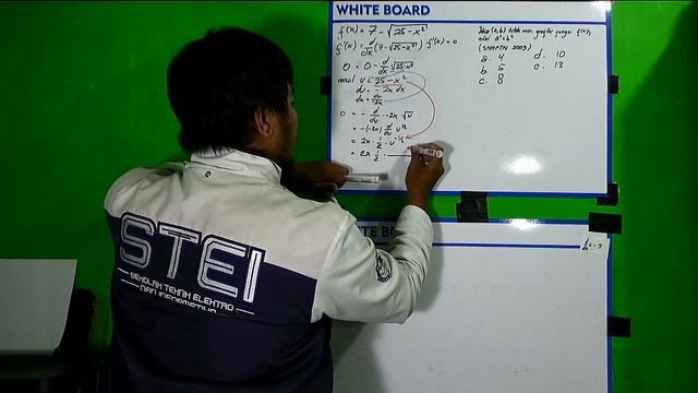 SNMPTN 2009 - Nilai Minimum Dari 7 - (25-x^2)^0.5 dengan Sedikit Tambahan Perhitungan смотреть онлайн