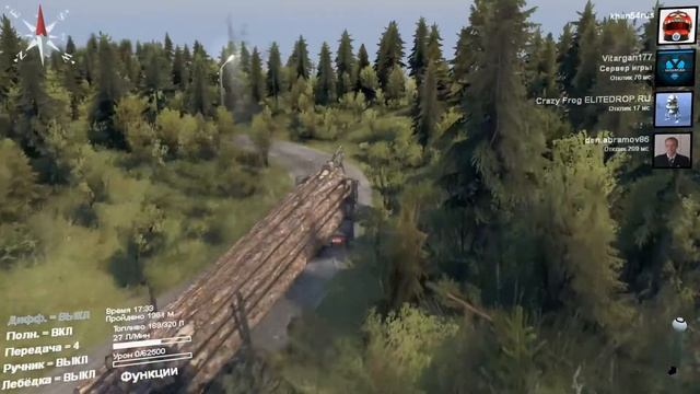 SpinTires Стрим Карта "п. Горин" смотреть онлайн