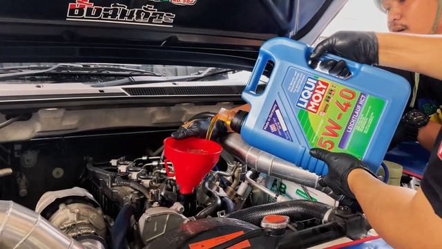 All New เลือกใช้ HC7 5w-40 #liquimoly #ถ่ายน้ำมันเครื่อง смотреть онлайн