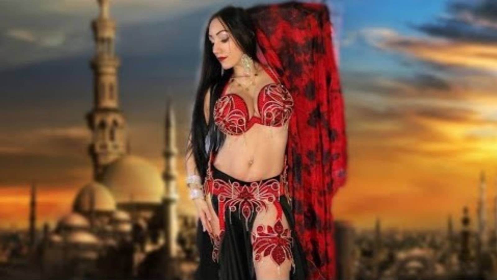 Alicia bellydancer - Oriental Dance Belly Dance Music by One Republic Mirage Assassin's Creed смотреть онлайн