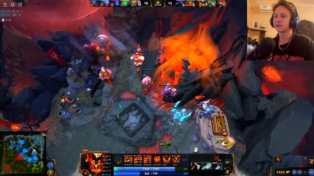 😡0 СМЕРТЕЙ! - СКИЛЛ😡 /лесной сф 7.32 / shadow fiend dota 2 смотреть онлайн