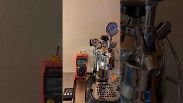Europiccola steam test, v1 3-hole, 1.0 bar start, timer shows total time from cold start. смотреть онлайн