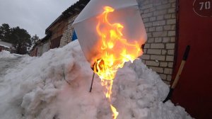 Поджигаем НЕ ГОРЮЧИЙ ПВХ натяжной потолок TEQTUM KM2