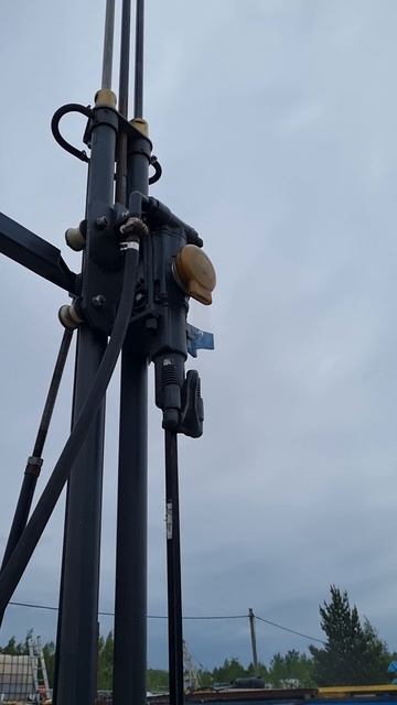 Бурение шпуров  строчкой.