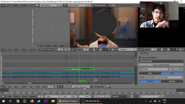 Using Masks in Blender's Video Sequence Editor (51) смотреть онлайн
