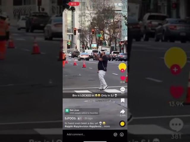 В сети уже появляются кадры первых обладателей Apple Vision Pro смотреть онлайн