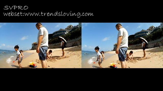 SVPRO 3D VR camera video children and the sea смотреть онлайн