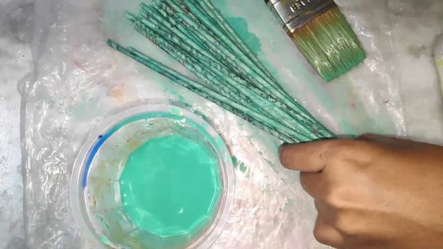 How to make color Newspaper Tubes & Soften it for Weaving | DIY Craft | Paper Craft | AN Kreations смотреть онлайн
