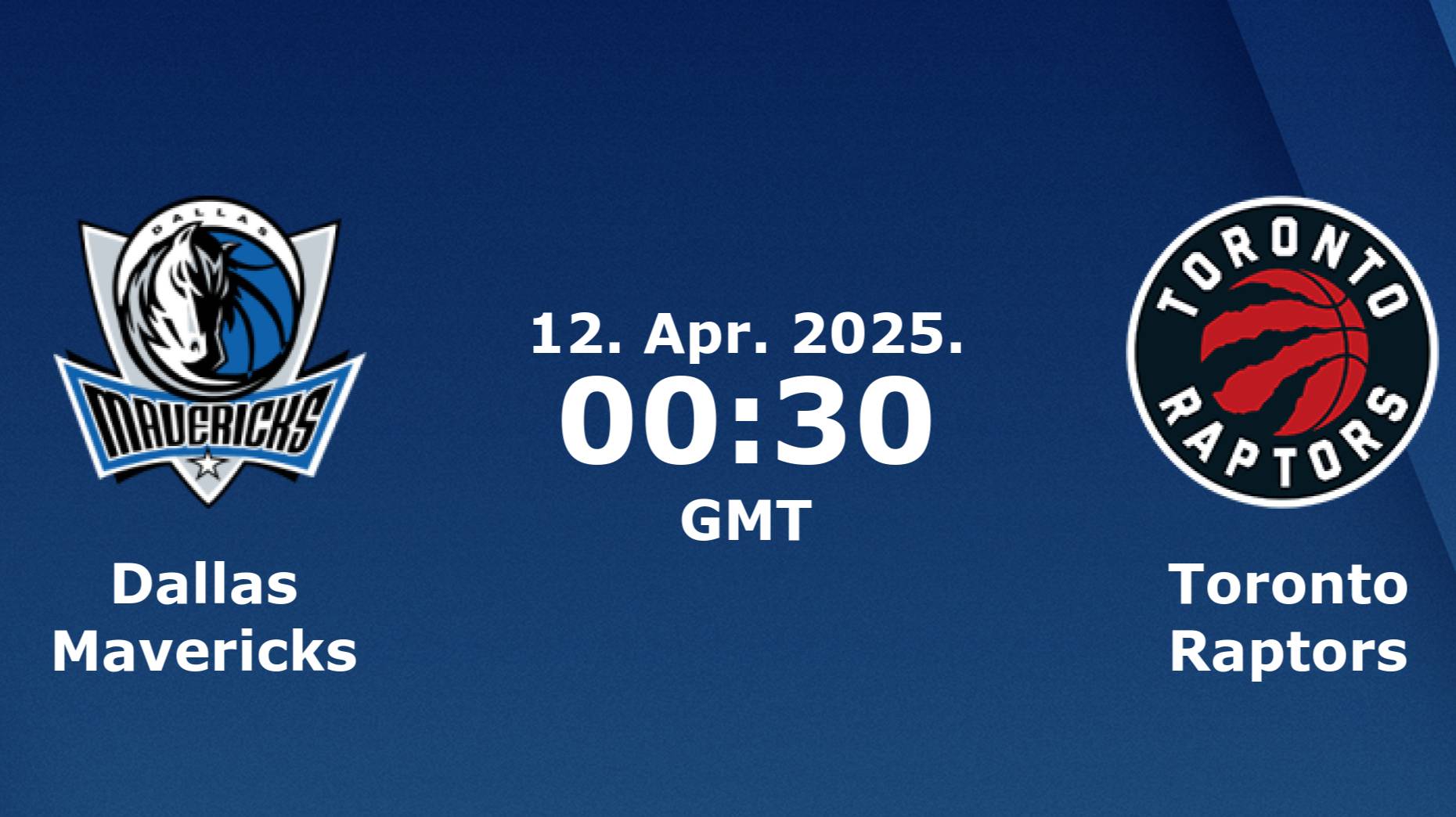 11.04.2025 | Даллас Маверикс— Торонто Рэпторс | Mavericks — Raptors