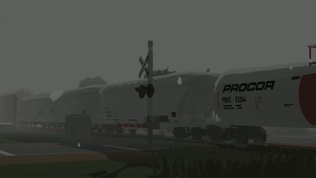 CRMX Trains flies through the fog at Boise, IA смотреть онлайн