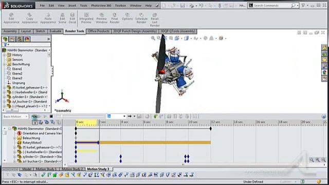 SolidWorks Animation Render смотреть онлайн