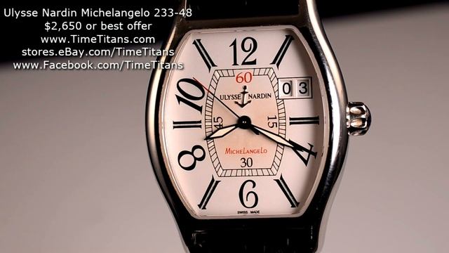 Ulysse Nardin Michelangelo Big Date Automatic 233-48 смотреть онлайн