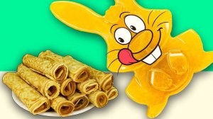 ВАФЕЛЬНЫЕ ТРУБОЧКИ И ЖЕЛЕЙНЫЙ ЗАЯЦ ХАРИТОН