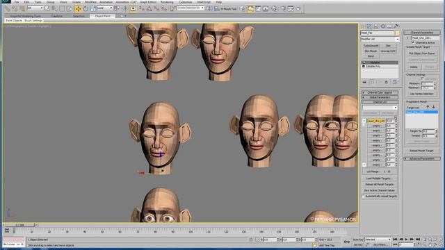 Skin Wrap | зеркальная копия морф-целей средствами 3ds Max. 7/18 смотреть онлайн