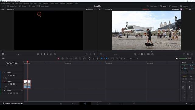 Эффект невидимки в Davinci Resolve 18.6 смотреть онлайн