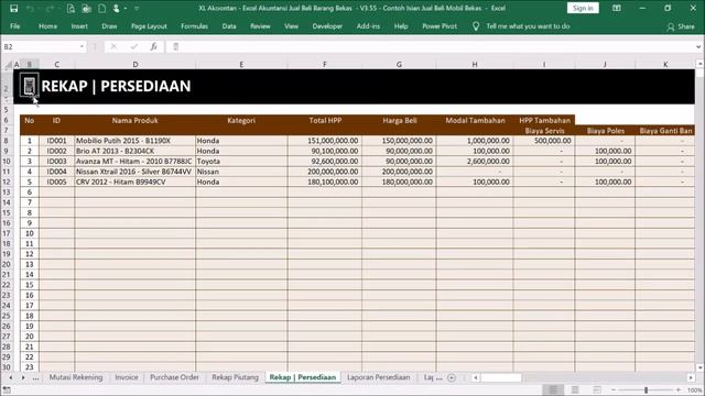 Excel Akuntansi Jual Beli Barang Bekas #1 : Setup смотреть онлайн