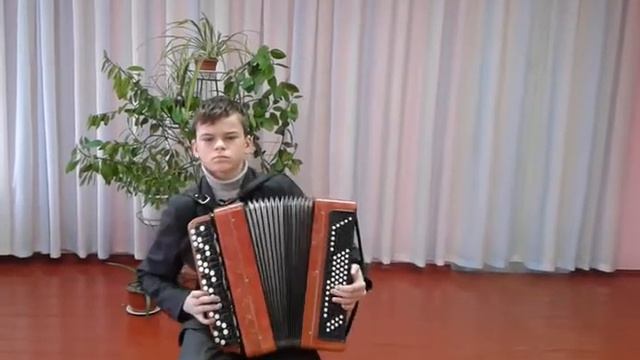 Владислав Мищенко, укр.н.п. "Ой, лопнул обруч", ДШИ ст-цы Петровской смотреть онлайн