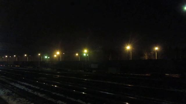 Электровоз ВЛ10К-1679А\314 с грузовым поездом станция Бекасово-1 29.12.2017 смотреть онлайн