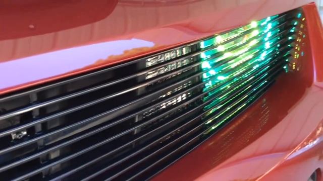 2011 Camaro SS , demon eyes & multi color halo lights for car shows. смотреть онлайн