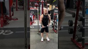 Разведения рук с гантелями в стороны стоя (средняя дельта)