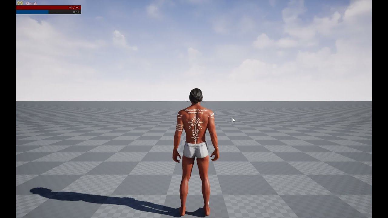 MMOProject: Animation of character death. смотреть онлайн