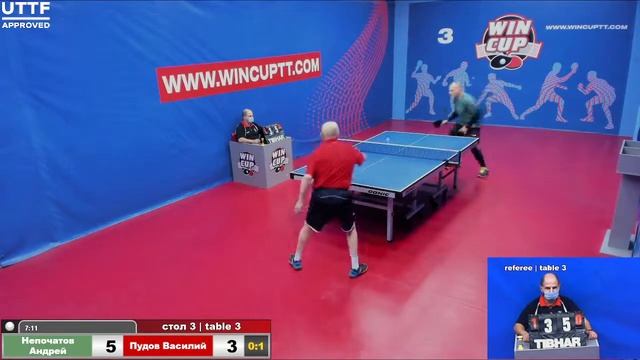Непочатов Андрей 0-3 Пудов Василий Турнир Восток 5 WINCUP 16.10.21 Прямая Трансляция Зал 3 смотреть онлайн