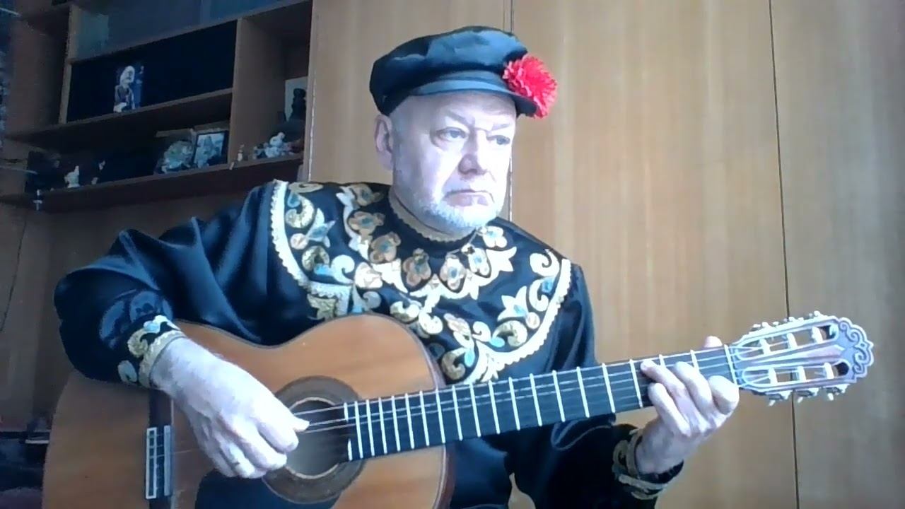 Красно солнышко (Людмила Зыкина) на гитаре смотреть онлайн