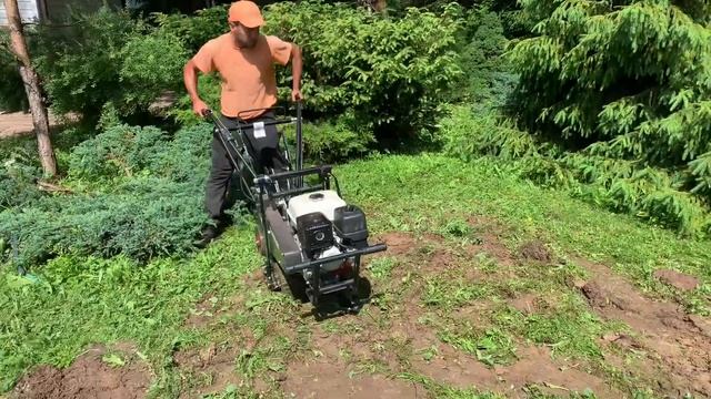 @russiangazon срезка дерна/газона дернорезом Caiman!!! смотреть онлайн