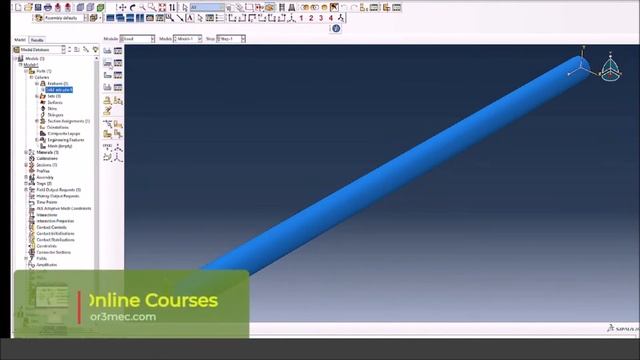 Cylindrical Column Buckling Analysis in ABAQUS CAE - Made Easy смотреть онлайн