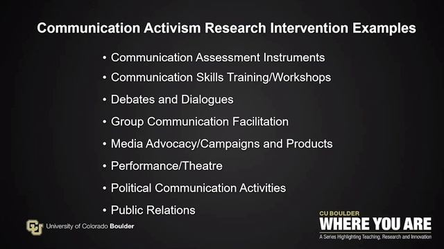 CU Boulder Where You Are - Promoting Social Justice Through Communication Research смотреть онлайн