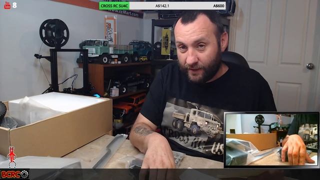 BCRC Live! Cross rc PG4 unboxing! смотреть онлайн