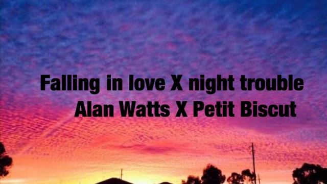 Falling in love X night trouble - Alan Watts & Petit Biscuit смотреть онлайн