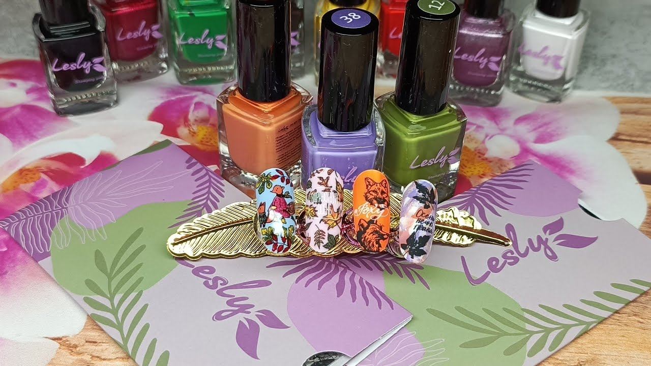 Осенние новинки от Lesly stamping Обзор и тестирование смотреть онлайн