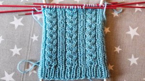 Интересный узор - резинка для вязания носочков. Узоры для носков спицами.