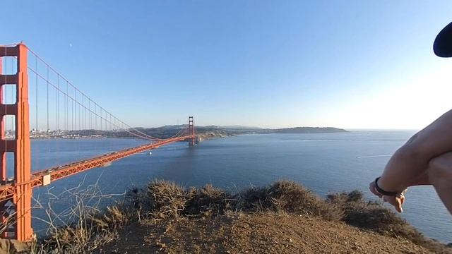 Golden Gate Bridge vista 180 3D - 10/07/2019 смотреть онлайн