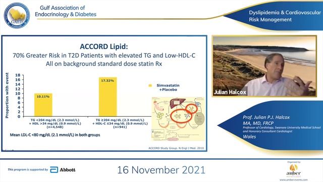 GAED - Dyslipidemia & Cardiovascular Risk Management - 16th November 2021 смотреть онлайн