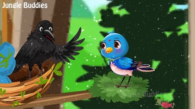 जंगल में ठंड का कहर । Jungle me Barf Barish ki kahani | Hindi Cartoon | Chidiya aur kauwa Kahani смотреть онлайн