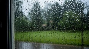 Дождь стучит в окно. Звуки природы для сна