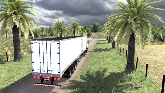 Daf XF 105, saindo da fazenda com som real - ETS2 смотреть онлайн