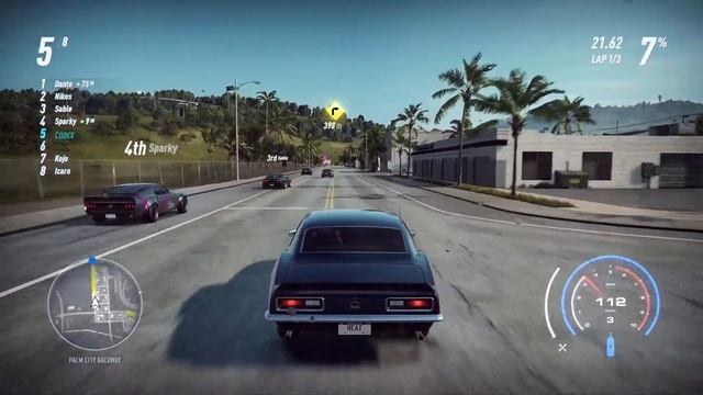 Chevrolet Camaro SS ´67, NFS Heat - Free Test Drive and Circuit Race - Flash Back смотреть онлайн