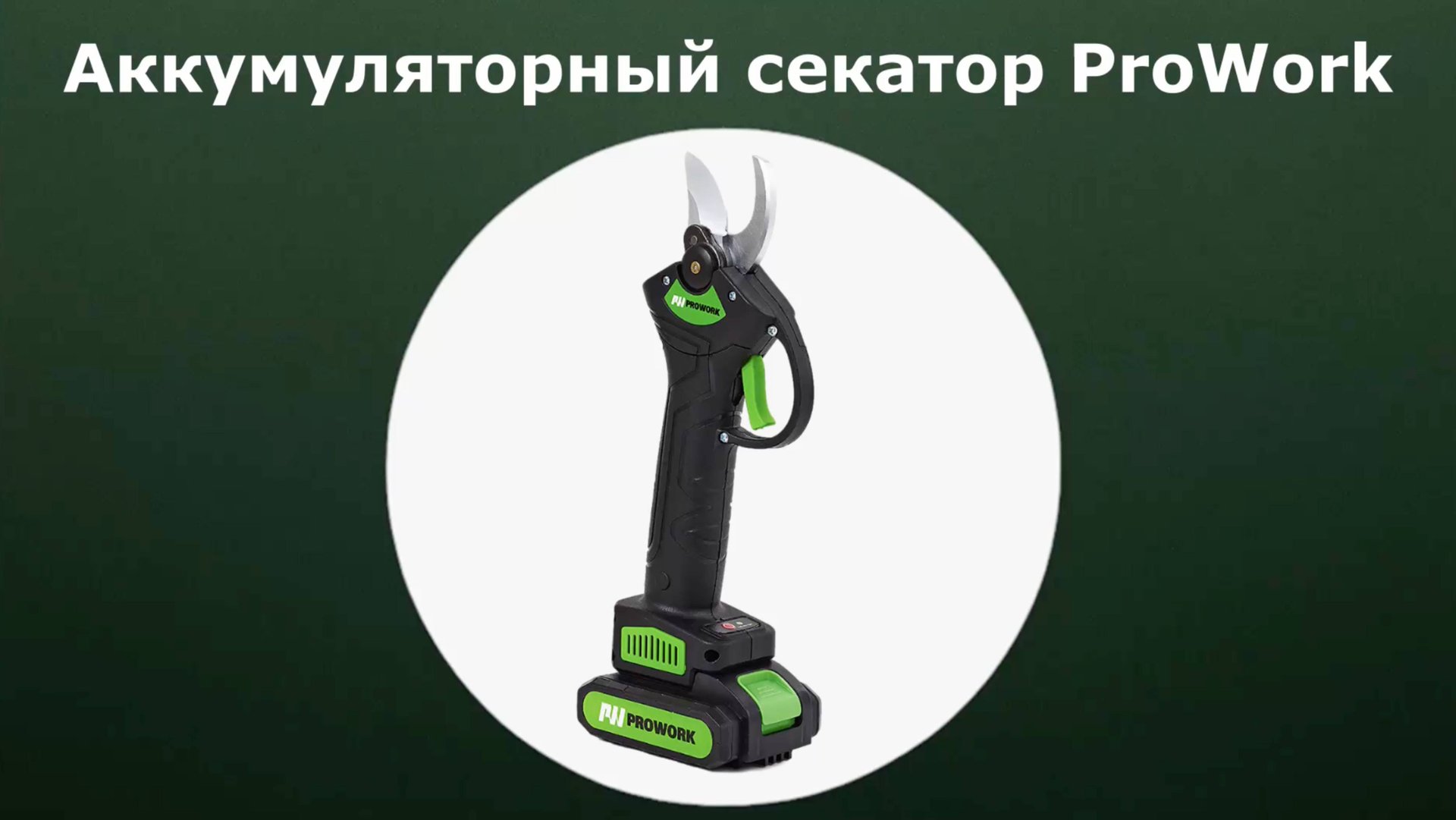 Аккумуляторный секатор ProWork смотреть онлайн