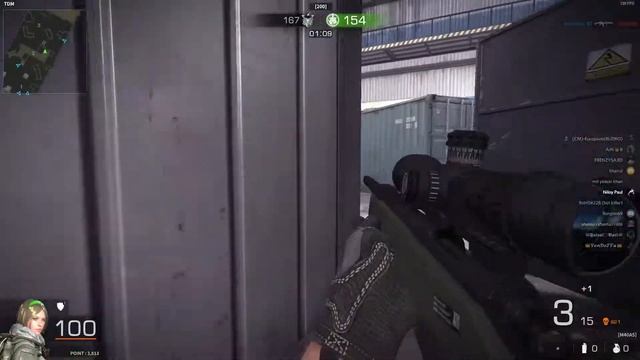 Amazing snipping in black squad II Quick scope with M40A5 sniper(Bengali) смотреть онлайн