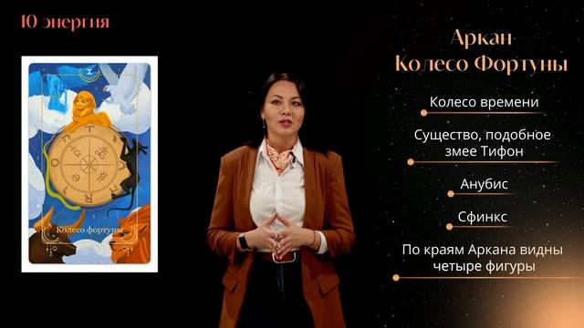 Бесплатный урок по Аркану Колесо Фортуны - 10 энергия Матрицы по дате рождения. Секреты прочтения смотреть онлайн