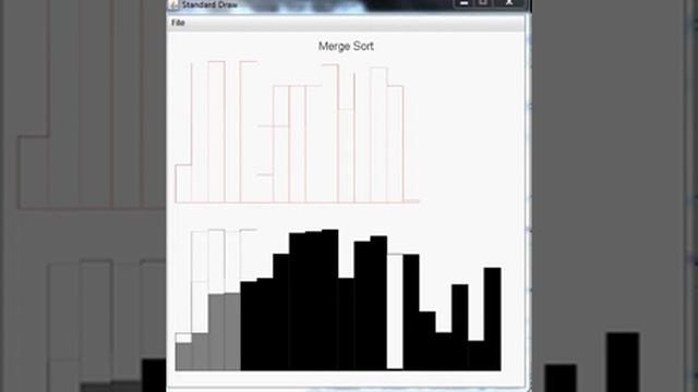 Merge Sort Algorithm (slow version) смотреть онлайн