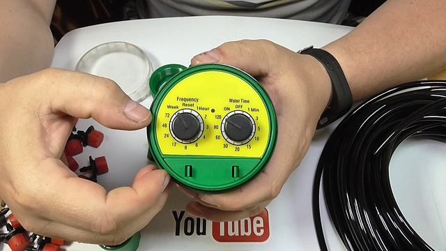 Капельный полив с таймером!