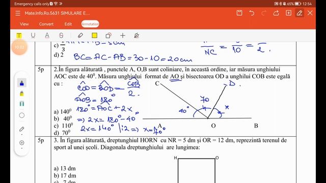Simulare EN matematică ISJ Vâlcea - ianuarie 2024 - Sub. I şi II смотреть онлайн